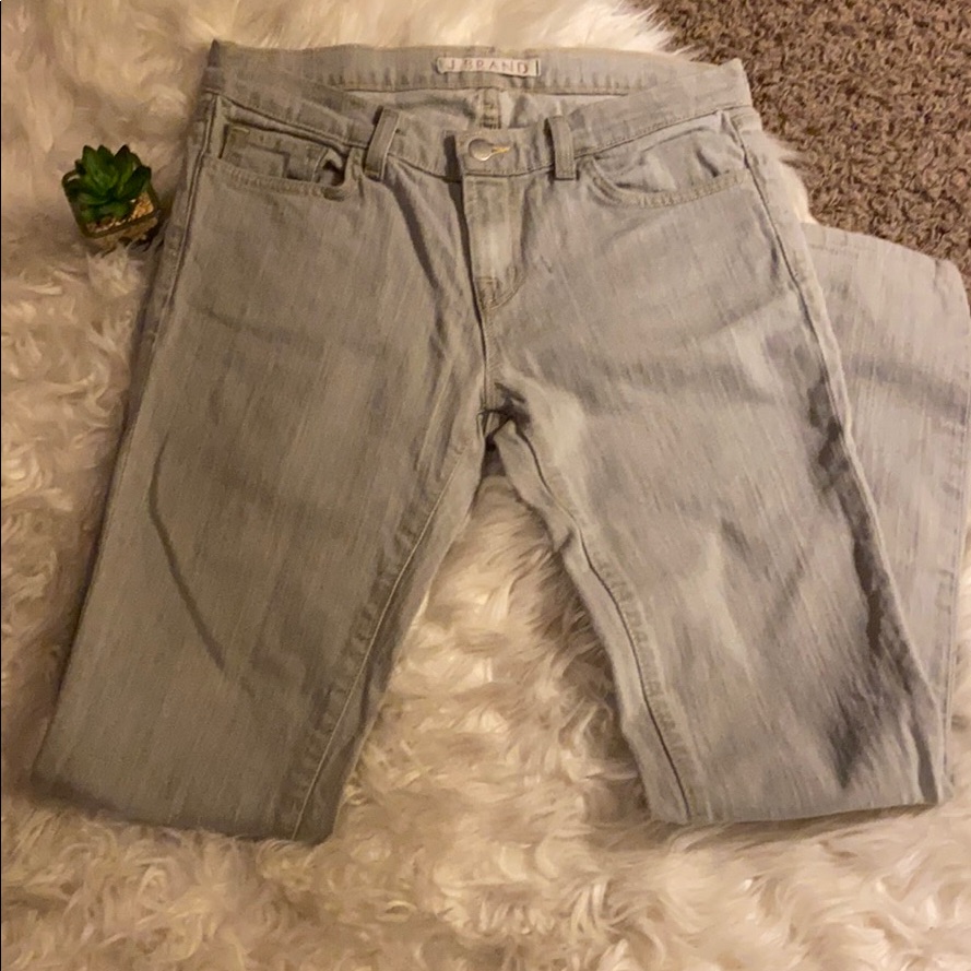 J Brand 912 Gray Skinny Jeans